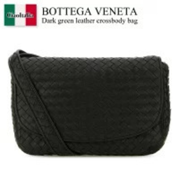 Bottega Veneta Handbags - Bottega Veneta Bag Handbag Dark Green Leather Crossbody Shoulder